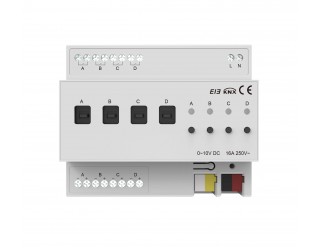 Akubela EIB/KNX 4 Gang 0-10V Dimmer Module